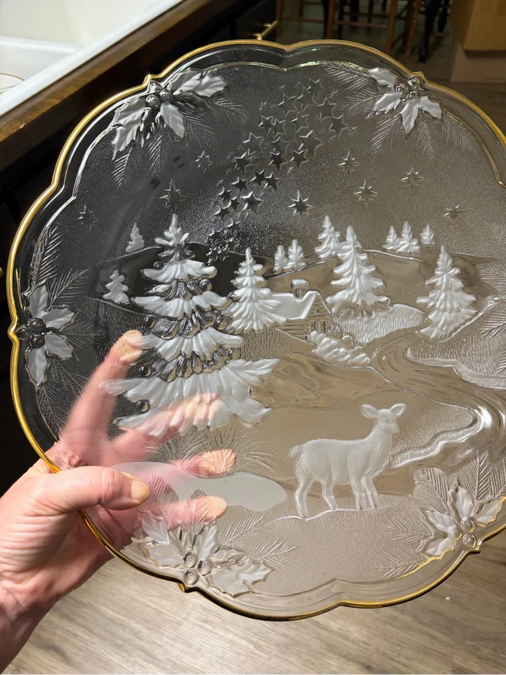 Mikasa festive embossed